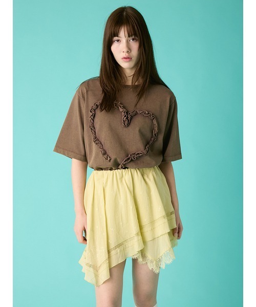 FURFUR（ファーファー）の「ハンカチ刺繍スカショーパン（その他パンツ・レディース・ホワイト/ブラック/ライム・F）」の9枚目の写真