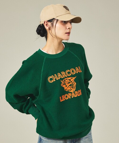 AMERICANA（アメリカーナ）の「【ORIGINAL Charcoal × Americana】Leopards キャップ / ベースボールキャップ / 刺繍【オリジナル チャコール × アメリカーナ】コラボレーション（キャップ・レディース・ネイビー/ベージュ・フリー）」の3枚目の写真