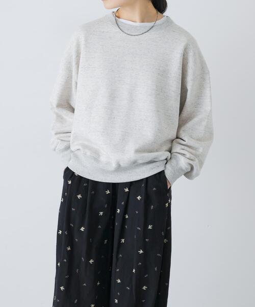 かぐれ（カグレ）の「コットンスウェットプルオーバー（スウェット・レディース・オートミール/グレー・FREE）」の9枚目の写真