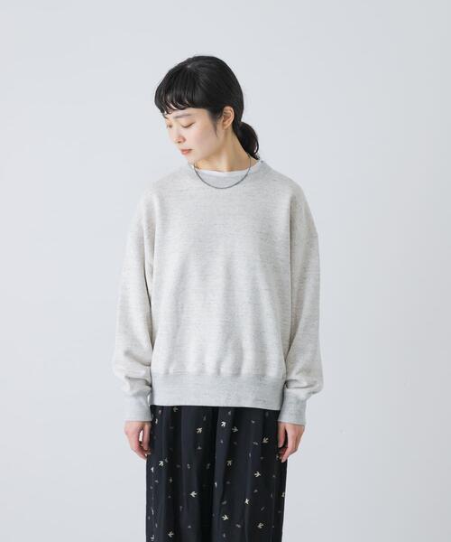 かぐれ（カグレ）の「コットンスウェットプルオーバー（スウェット・レディース・オートミール/グレー・FREE）」の14枚目の写真