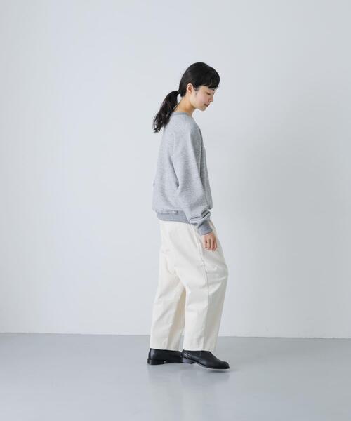 かぐれ（カグレ）の「コットンスウェットプルオーバー（スウェット・レディース・オートミール/グレー・FREE）」の5枚目の写真