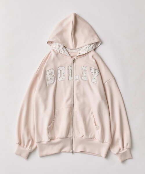 パッチワークロゴZIPパーカー（パーカー）｜OLIVE des OLIVE（オリーブ