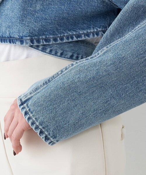 Whim Gazette（ウィムガゼット）の「バックリボンデニムジャケット