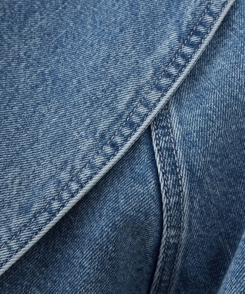 Whim Gazette（ウィムガゼット）の「バックリボンデニムジャケット（デニムジャケット・レディース・ブルー・FREE）」の21枚目の写真