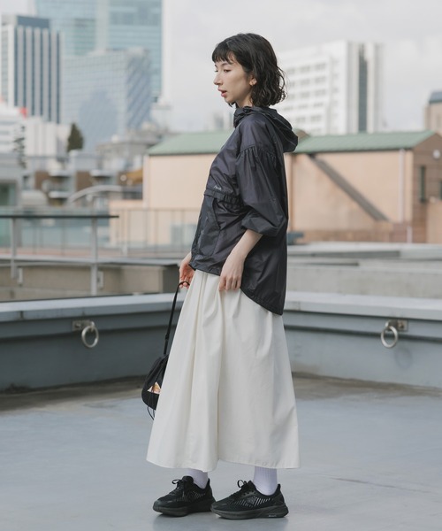 NANGA（ナンガ）の「NANGA/ナンガ SHEER JACKET W シアーポケッタブル ジャケット 2026年 夏 夏服 秋服（ブルゾン・レディース・ブラック/グレー・S/M）」の10枚目の写真