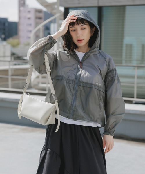NANGA（ナンガ）の「NANGA/ナンガ SHEER JACKET W シアーポケッタブル ジャケット 2026年 夏 夏服 秋服（ブルゾン・レディース・ブラック/グレー・S/M）」の15枚目の写真