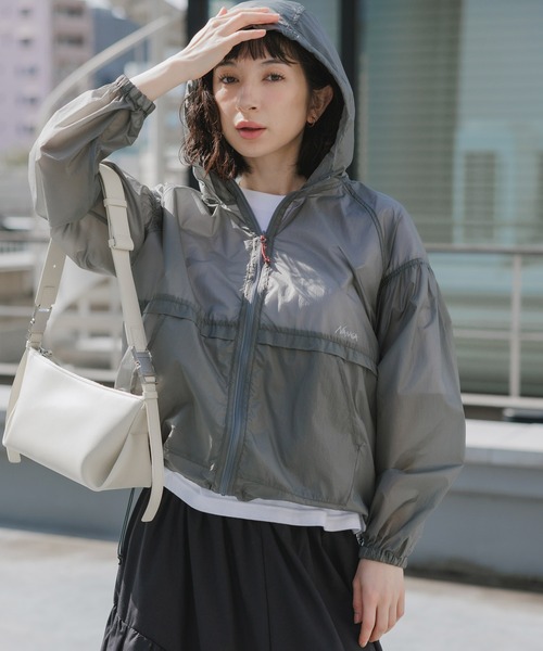 NANGA（ナンガ）の「NANGA/ナンガ SHEER JACKET W シアーポケッタブル ジャケット 2026年 夏 夏服 秋服（ブルゾン・レディース・ブラック/グレー・S/M）」の14枚目の写真