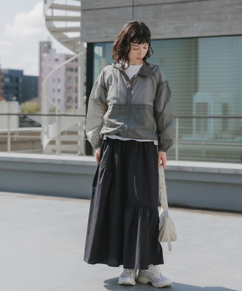 NANGA（ナンガ）の「NANGA/ナンガ SHEER JACKET W シアーポケッタブル ジャケット 2026年 夏 夏服 秋服（ブルゾン・レディース・ブラック/グレー・S/M）」の19枚目の写真