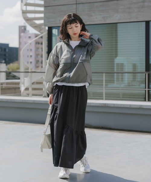 NANGA（ナンガ）の「NANGA/ナンガ SHEER JACKET W シアーポケッタブル ジャケット 2026年 夏 夏服 秋服（ブルゾン・レディース・ブラック/グレー・S/M）」の20枚目の写真