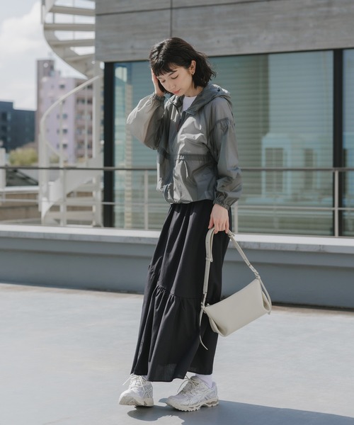 NANGA（ナンガ）の「NANGA/ナンガ SHEER JACKET W シアーポケッタブル ジャケット 2026年 夏 夏服 秋服（ブルゾン・レディース・ブラック/グレー・S/M）」の21枚目の写真