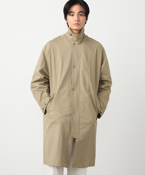 COMME CA ISM（コムサイズム）の「コットンナイロンストレッチ ステンカラーコート（ステンカラーコート・メンズ・ベージュ/ネイビー・LARGE/MEDIUM）」の16枚目の写真