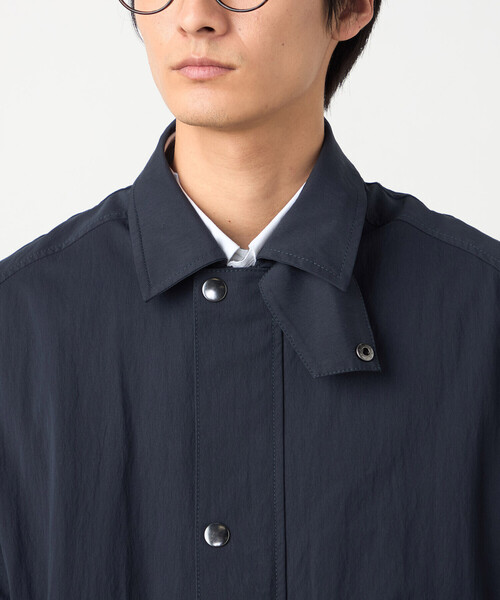 COMME CA ISM（コムサイズム）の「コットンナイロンストレッチ ステンカラーコート（ステンカラーコート・メンズ・ベージュ/ネイビー・LARGE/MEDIUM）」の21枚目の写真