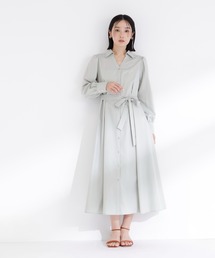 NATURAL BEAUTY BASIC | ◇リボンベルテッドシャツワンピース(シャツワンピース)