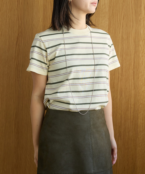 IENA LA BOUCLE(イエナラブークル)の「IENA LA BOUCLE マルチボーダー配色ニット(ニット/セーター・レディース・アイボリー/ブラウン・FREE)」の12枚目の写真