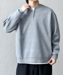 SHIPS any | SHIPS any:〈手洗い可能〉ミラノリブ コットンライク ヘンリーネック ニット◇(ニット/セーター)