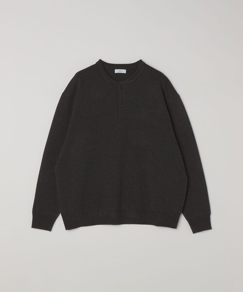 SHIPS any(シップス エニィ)の「SHIPS any:〈手洗い可能〉ミラノリブ コットンライク ヘンリーネック ニット◇(ニット/セーター・メンズ・ダークグレー/ナチュラル/グレー・X-LARGE/LARGE/MEDIUM)」の19枚目の写真