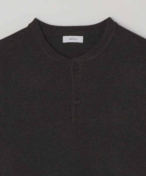 SHIPS any(シップス エニィ)の「SHIPS any:〈手洗い可能〉ミラノリブ コットンライク ヘンリーネック ニット◇(ニット/セーター・メンズ・ダークグレー/ナチュラル/グレー・X-LARGE/LARGE/MEDIUM)」の20枚目の写真