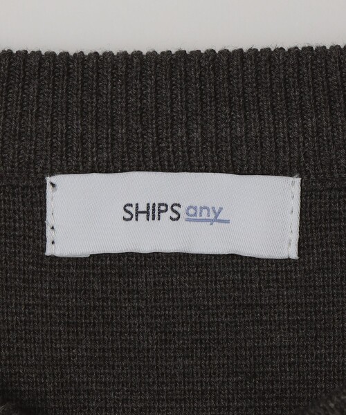 SHIPS any(シップス エニィ)の「SHIPS any:〈手洗い可能〉ミラノリブ コットンライク ヘンリーネック ニット◇(ニット/セーター・メンズ・ダークグレー/ナチュラル/グレー・X-LARGE/LARGE/MEDIUM)」の21枚目の写真