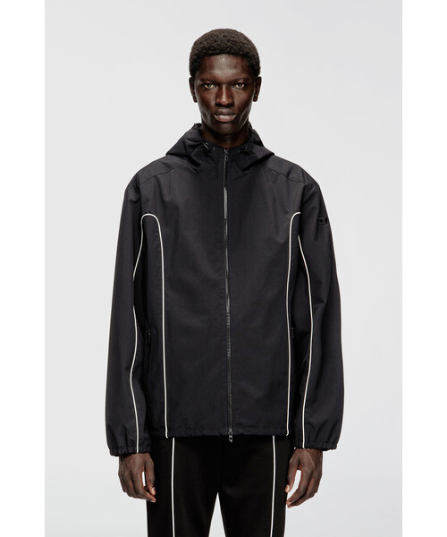 DIESEL(ディーゼル)の「メンズ フード付きジャケット J-HIVES-WRD(ナイロンジャケット・メンズ・ブラック系その他・LARGE/MEDIUM/SMALL/X-LARGE/X-SMALL)」の11枚目の写真