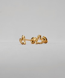 【SILVER925】ノーム オープン ハート ミニ ピアス / norme open heart mini pierce