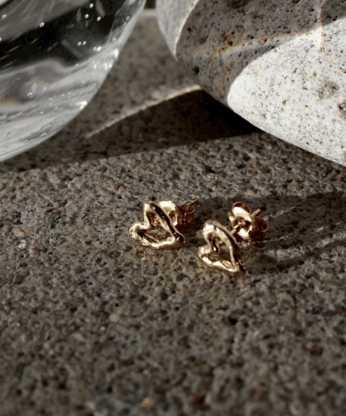 norme(ノーム)の「【SILVER925】ノーム オープン ハート ミニ ピアス / norme open heart mini pierce(ピアス(両耳用)・レディース・ゴールド・FREE)」の7枚目の写真