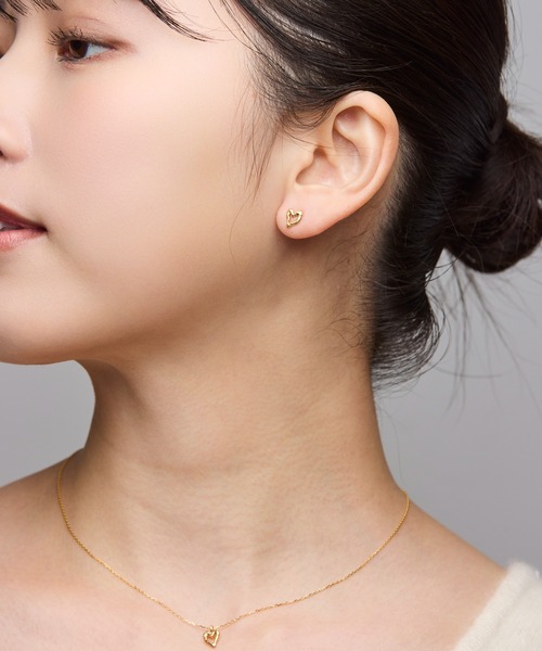 norme(ノーム)の「【SILVER925】ノーム オープン ハート ミニ ピアス / norme open heart mini pierce(ピアス(両耳用)・レディース・ゴールド・FREE)」の10枚目の写真