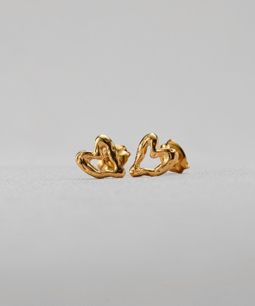 norme(ノーム)の「【SILVER925】ノーム オープン ハート ミニ ピアス / norme open heart mini pierce(ピアス(両耳用)・レディース・ゴールド・FREE)」の5枚目の写真