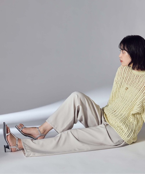 Gready Brilliant(グレディブリリアン)の「ツイル裾ドロストジョガーパンツ(その他パンツ・レディース・グレイッシュベージュ/ライトカーキ・FREE)」の11枚目の写真