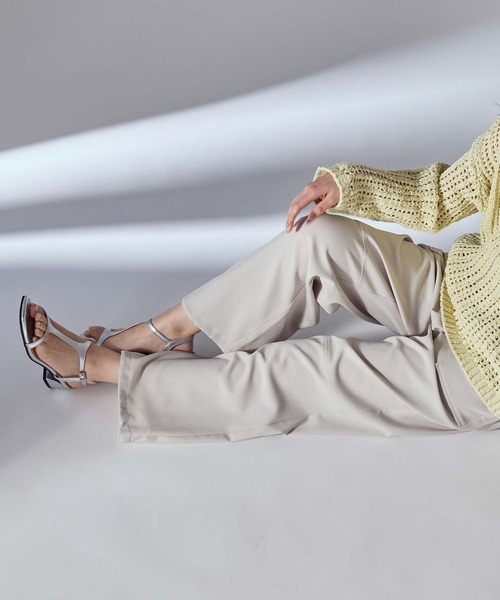 Gready Brilliant(グレディブリリアン)の「ツイル裾ドロストジョガーパンツ(その他パンツ・レディース・グレイッシュベージュ/ライトカーキ・FREE)」の14枚目の写真