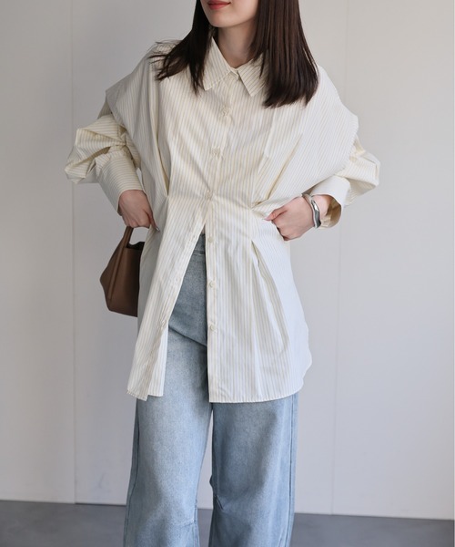 model：162cm 着用サイズ：F