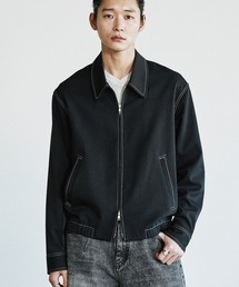 WYM LIDNM（ウィム バイ リドム）の「TWILL STITCH LINE SHORT BLOUSON（ブルゾン）」