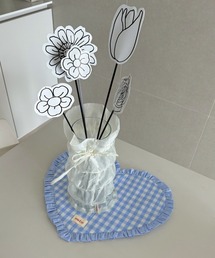 IRADOWL（アイラドール）の「【アイラドール room】フリルハート型ランチョンマット（ランチョンマット/テーブルウェア）」