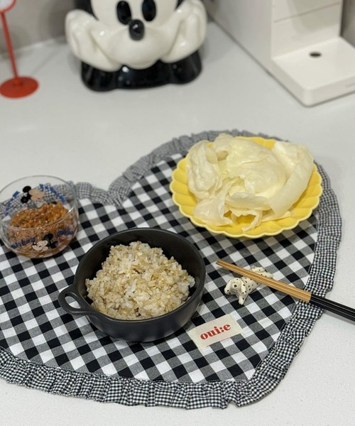 IRADOWL（アイラドール）の「【アイラドール room】フリルハート型ランチョンマット（ランチョンマット/テーブルウェア・レディース・ピンク/レッド/ライトブルー/ブラック・FREE）」の9枚目の写真