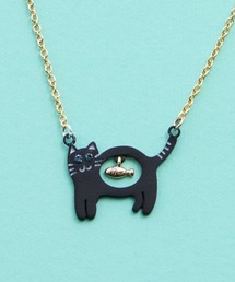 gargle（ガーグル）の「gargle ガーグル：アニマルシリーズ　サカナを食べるネコ　ねこ　猫の日　にゃんにゃんにゃん　ネックレス（ネックレス）」