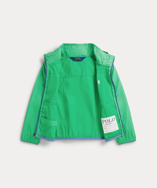 POLO RALPH LAUREN CHILDRENSWEAR(ポロ ラルフ ローレン チルドレンズウェア)の「パッカブル ウォーターリペラント フーデッド ジャケット(その他アウター・キッズ・グリーン・3/4)」の7枚目の写真