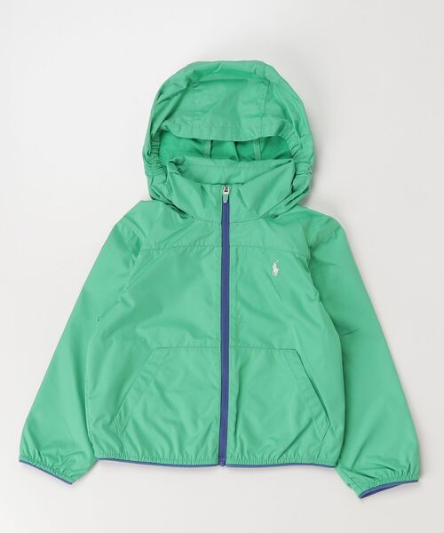 POLO RALPH LAUREN CHILDRENSWEAR(ポロ ラルフ ローレン チルドレンズウェア)の「パッカブル ウォーターリペラント フーデッド ジャケット(その他アウター・キッズ・グリーン・3/4)」の2枚目の写真