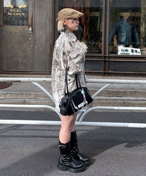 CIAOPANIC(チャオパニック)の「【ANTI WARP /アンチワープ】ヴィンテージディティールブルゾン(デニムジャケット・レディース・ブラウン/インディゴブルー・FREE)」の9枚目の写真