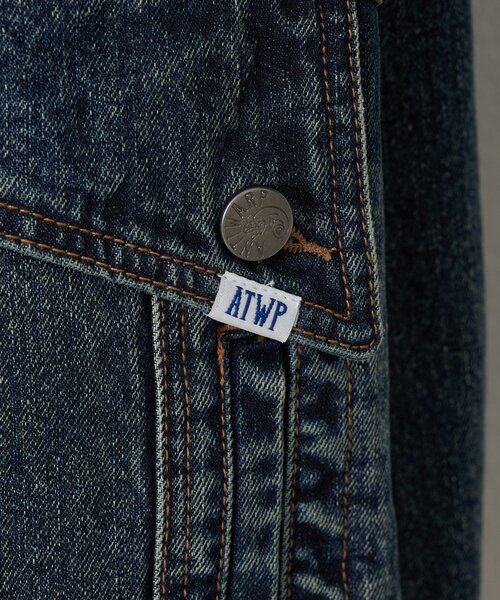CIAOPANIC（チャオパニック）の「【ANTI WARP /アンチワープ】ヴィンテージディティールブルゾン（デニムジャケット・レディース・ブラウン/インディゴブルー・FREE）」の18枚目の写真