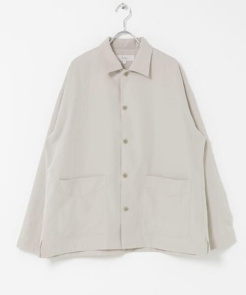 URBAN RESEARCH ROSSO MEN（アーバンリサーチロッソメン）の「『セットアップ対応』『防シワ/速乾』ドライイージーシャツジャケット（その他アウター・メンズ・ネイビー/チャコールグレー/ブラック/ベージュ系その他・LARGE/MEDIUM）」の16枚目の写真