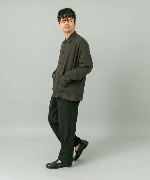URBAN RESEARCH ROSSO MEN(アーバンリサーチロッソメン)の「『セットアップ対応』『防シワ/速乾』ドライイージーシャツジャケット(その他アウター・メンズ・ネイビー/チャコールグレー/ブラック/ベージュ系その他・LARGE/MEDIUM)」の13枚目の写真