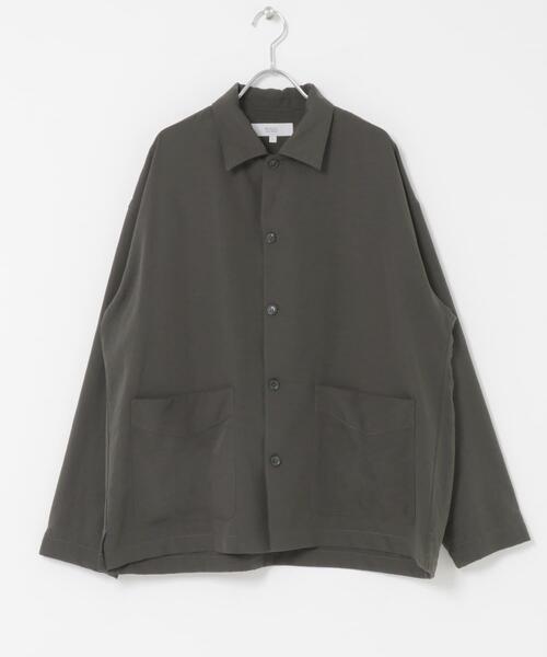URBAN RESEARCH ROSSO MEN(アーバンリサーチロッソメン)の「『セットアップ対応』『防シワ/速乾』ドライイージーシャツジャケット(その他アウター・メンズ・ネイビー/チャコールグレー/ブラック/ベージュ系その他・LARGE/MEDIUM)」の18枚目の写真