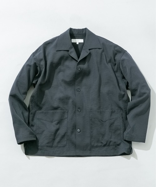 URBAN RESEARCH ROSSO MEN(アーバンリサーチロッソメン)の「『セットアップ対応』ドライイージーシャツジャケット(その他アウター・メンズ・ネイビー/チャコールグレー/ブラック/ベージュ系その他・LARGE/MEDIUM)」の1枚目の写真