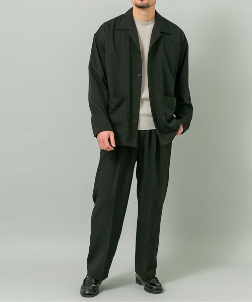 URBAN RESEARCH ROSSO MEN(アーバンリサーチロッソメン)の「『セットアップ対応』ドライイージーシャツジャケット(その他アウター・メンズ・ネイビー/チャコールグレー/ブラック/ベージュ系その他・LARGE/MEDIUM)」の8枚目の写真