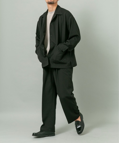 URBAN RESEARCH ROSSO MEN(アーバンリサーチロッソメン)の「『セットアップ対応』ドライイージーシャツジャケット(その他アウター・メンズ・ネイビー/チャコールグレー/ブラック/ベージュ系その他・LARGE/MEDIUM)」の9枚目の写真