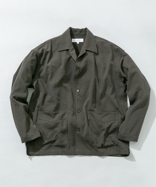 URBAN RESEARCH ROSSO MEN(アーバンリサーチロッソメン)の「『セットアップ対応』ドライイージーシャツジャケット(その他アウター・メンズ・ネイビー/チャコールグレー/ブラック/ベージュ系その他・LARGE/MEDIUM)」の15枚目の写真