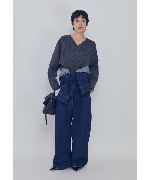 1er Arrondissement(プルミエアロンディスモン)の「デニムコンビネゾン(ドレス・レディース・インディゴブルー・38/36)」の15枚目の写真