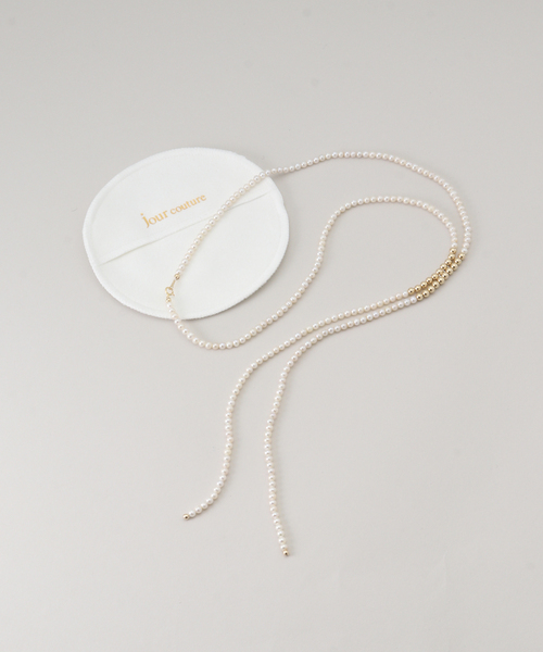 Spick & Span(スピックアンドスパン)の「jour couture / ジュール クチュール パールロングネックレス(ネックレス・レディース・ホワイト・FREE)」の9枚目の写真