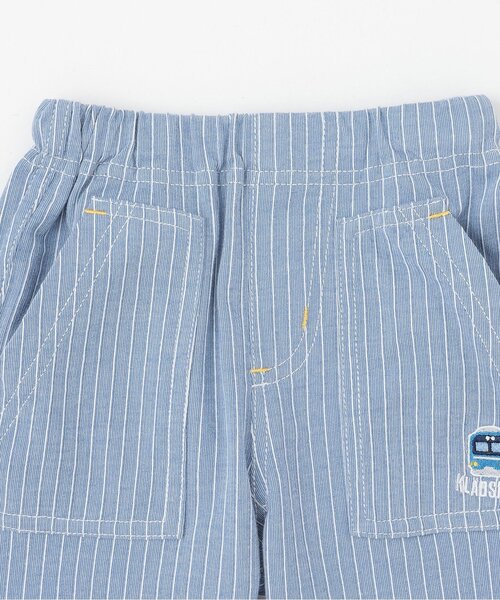 kladskap(クレードスコープ)の「電車ストライプ6分丈パンツ(その他パンツ・キッズ・トップグレー/サックスブルー・90cm/110cm/100cm/120cm/130cm)」の4枚目の写真