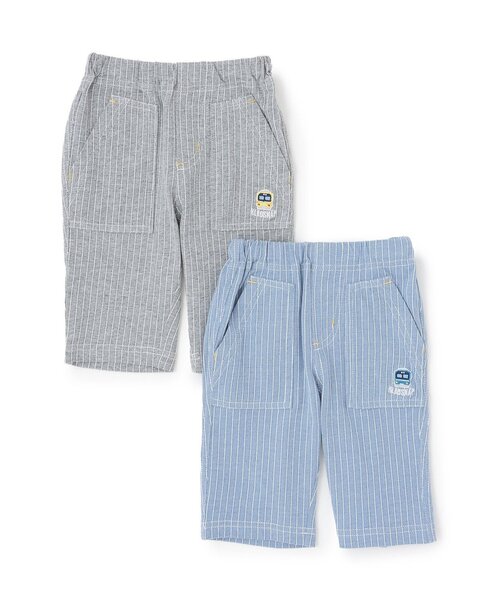 kladskap(クレードスコープ)の「電車ストライプ6分丈パンツ(その他パンツ・キッズ・トップグレー/サックスブルー・90cm/110cm/100cm/120cm/130cm)」の11枚目の写真