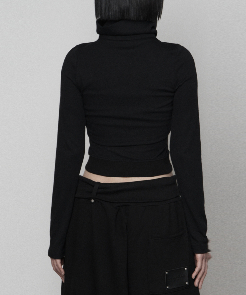 セール】Polar Open Bolero Top Set (BLACK)（Tシャツ/カットソー